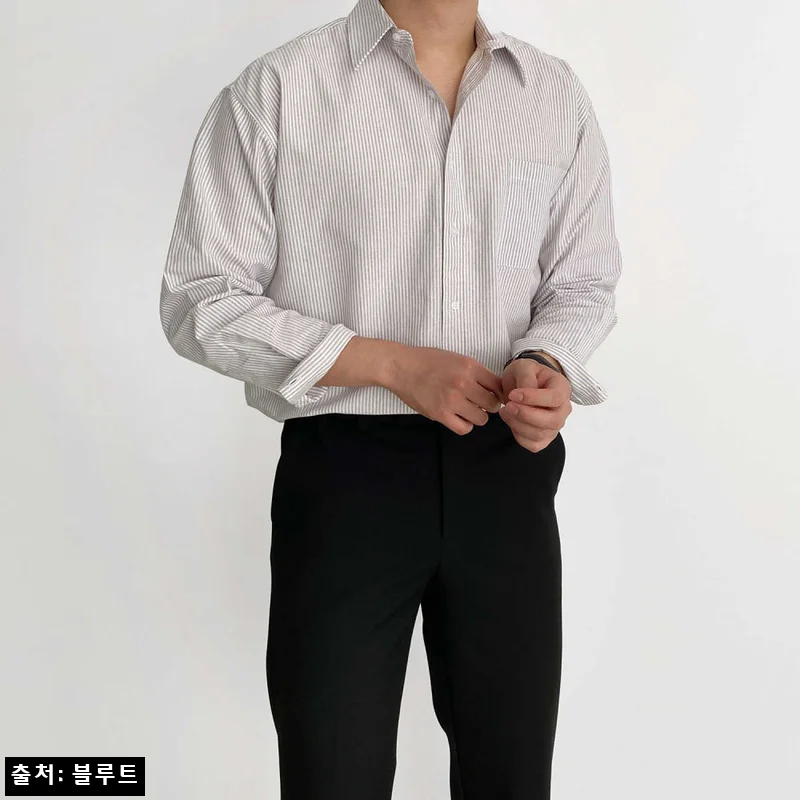 남자스트라이프셔츠 옥스포드셔츠, 29,800원 무료배송으로 살펴본 깔끔한 데일리 셔츠