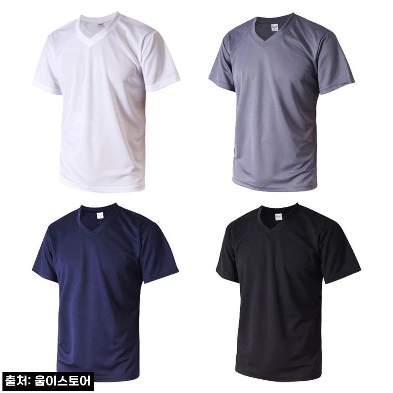S-4XL 쿨론 티셔츠 반팔 티, 여름 무지 빅사이즈 기본템으로 체크한 구매 포인트
