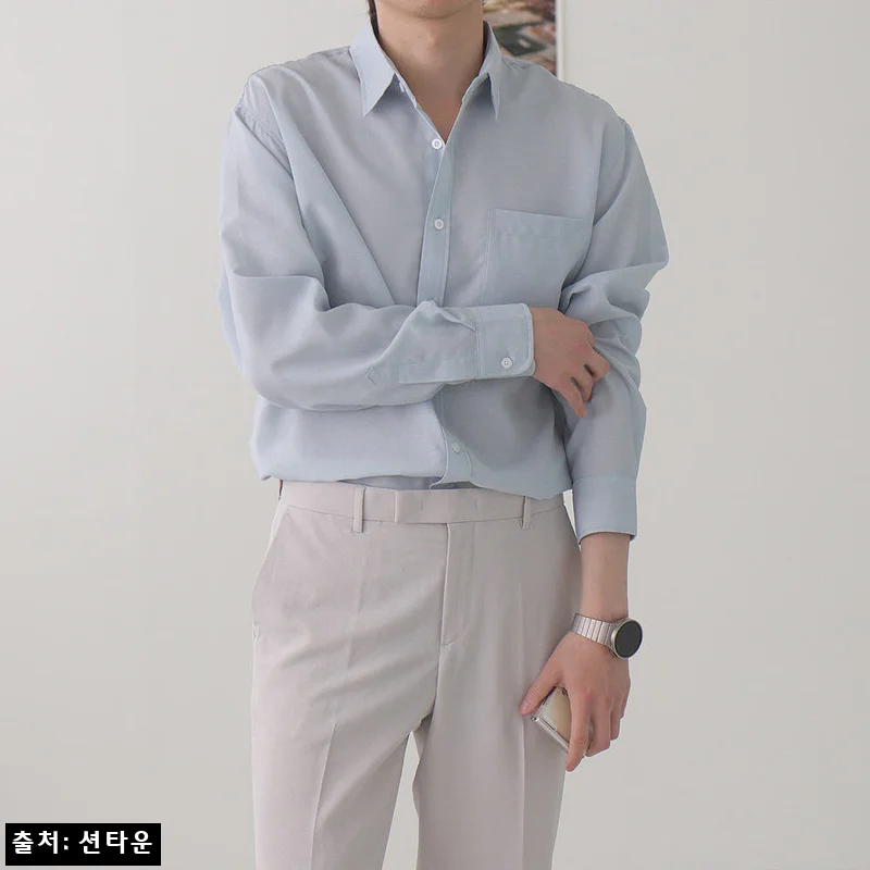 남자셔츠 구김없는 링클프리 남자린넨셔츠 남성남방, 여름 데일리룩으로 눈여겨볼 8컬러 셔츠
