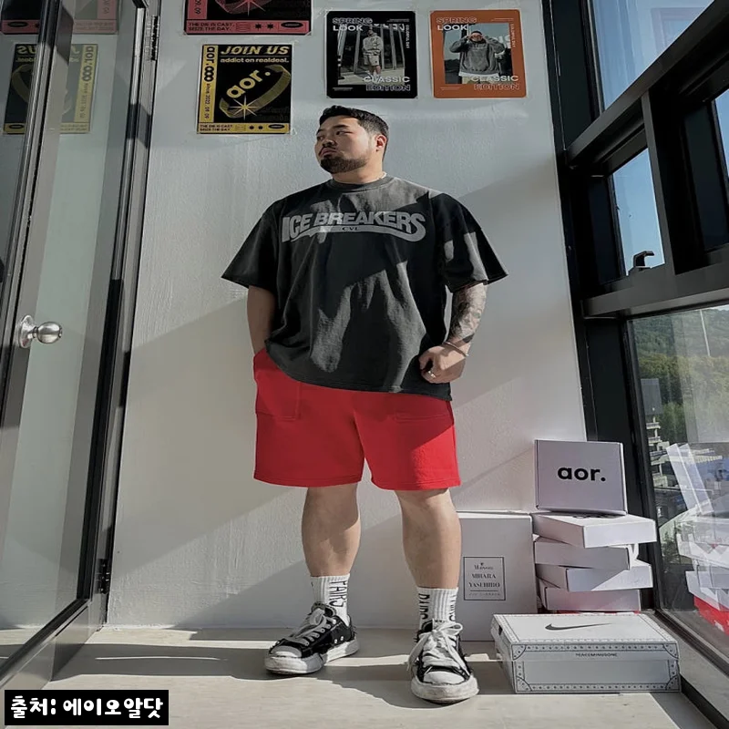 와이드 퍼그 하프 팬츠 6COLOR, 여름 오버핏 반바지로 눈여겨볼 이슈템